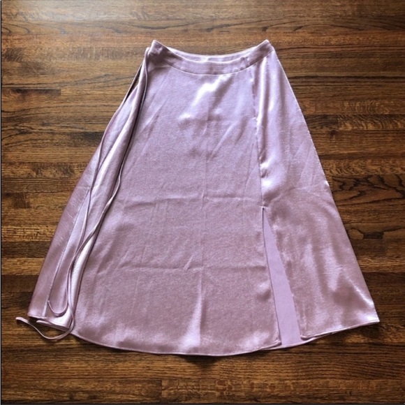 Joie Alberic A-Line Satin Skirt in Fleur D-Isle NWT - Picture 6 of 8
